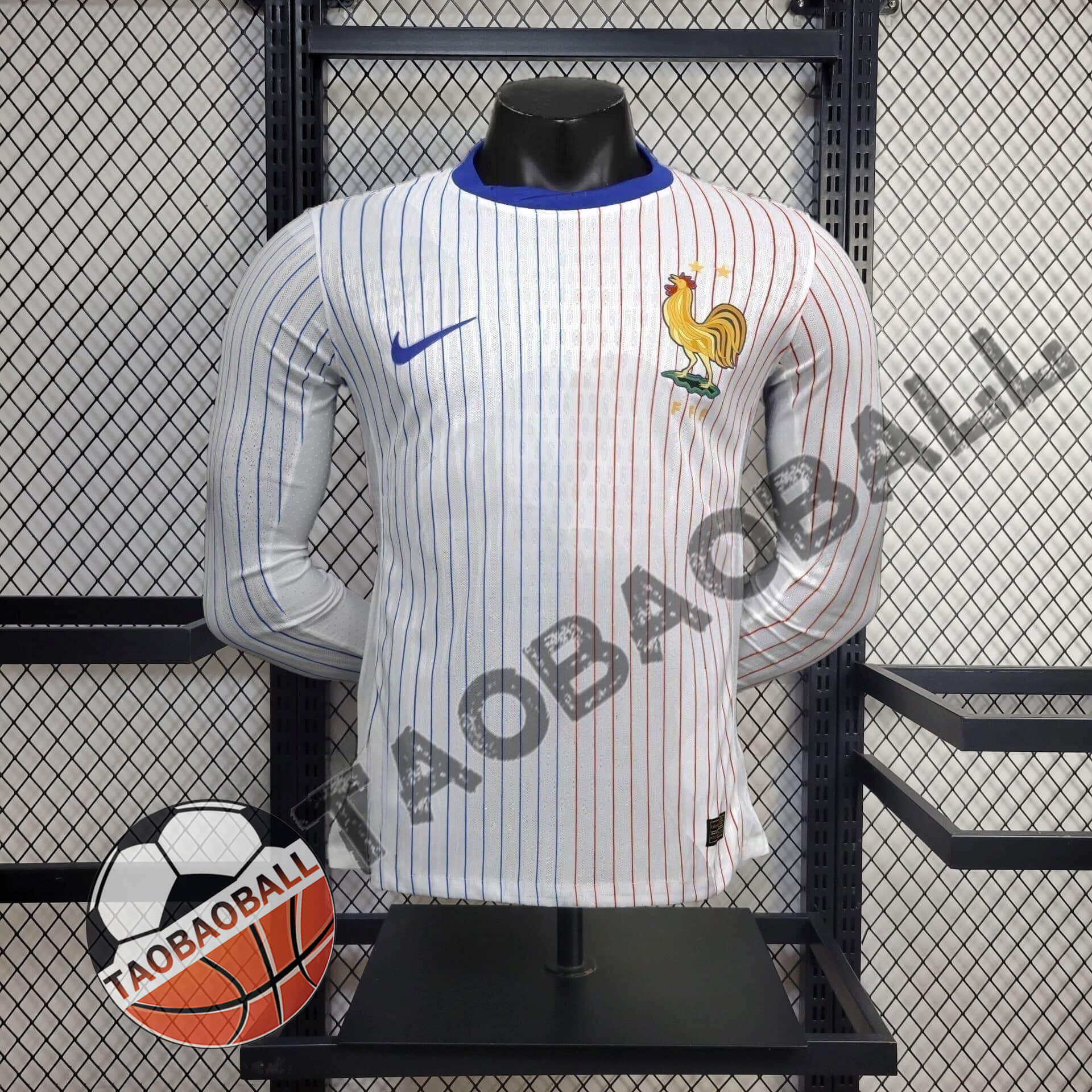 f7eb4725903b88cc319c00475b0a07d9.jpg 2024 Player Version Long Sleeve France Away Football Shirt 1:1 Thai Quality - Image 1