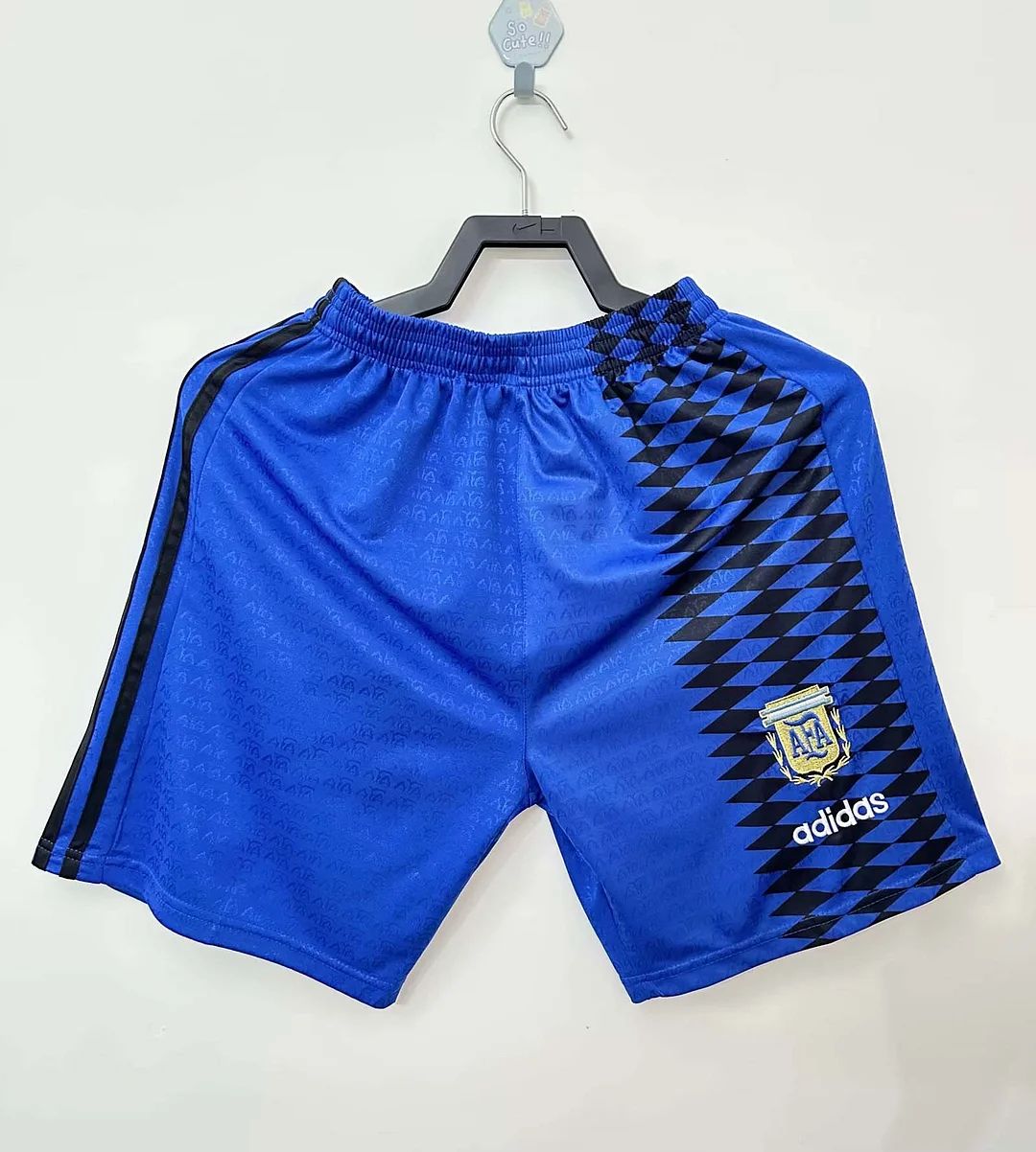 f9790afb4586ce892ae769000406f290.jpeg 1994 Retro Argentina Away Shorts 1:1 Thai Quality - Image 1