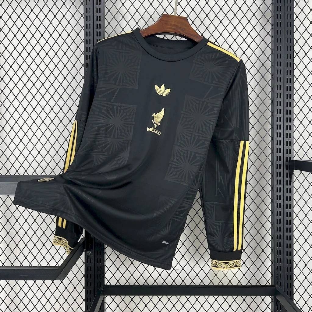 fa13067c6b4f14131ab46efa0452972f.jpg 2025/2026 Long Sleeve Mexico Special Edition Football Shirt 1:1 Thai Quality - Image 1