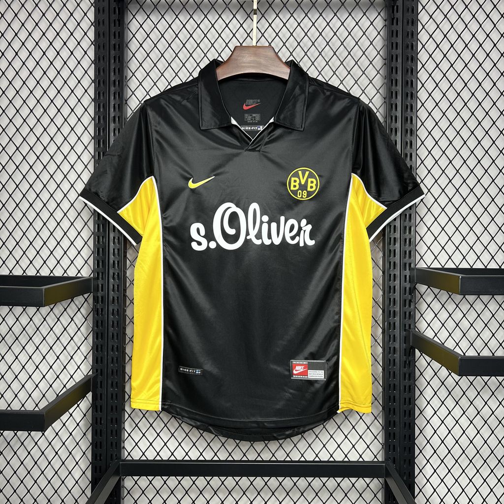 fa3e296c718d97accb388fb39feea793.jpg 1998/2000 Retro Dortmund Away Football Shirt 1:1 Thai Quality - Image 1