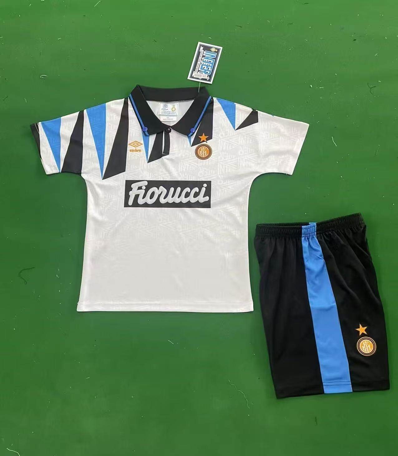 fc2c60b5a797b6038e77a70f5a9b64b3.jpg 1992/93 Inter Milan Away Football Shirt Kids Size 1:1 Thai Quality - Image 1