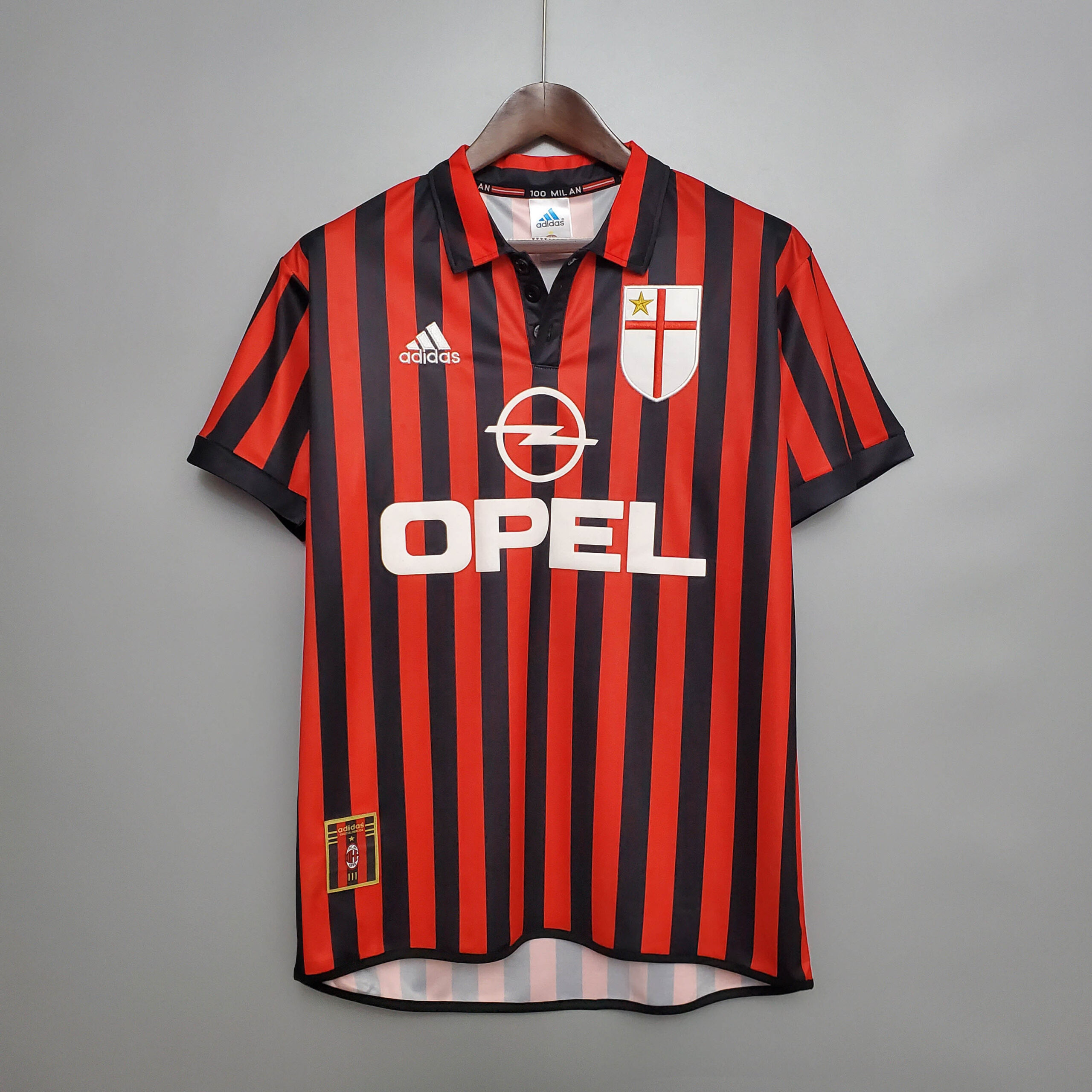 fea712fa499928ea4f87cdd901521bee.jpeg 1999/2000 Retro AC Milan Home Football Shirt 1:1 Thai Quality - Image 1