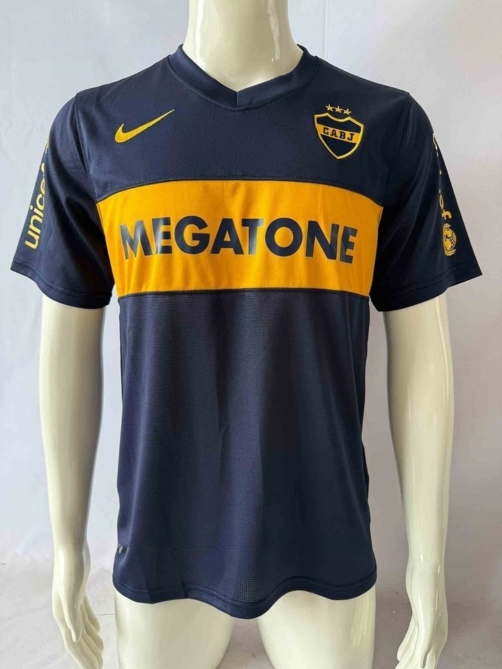 ff9483761cfece0729089580a72613ca.jpeg 2007/2008 Retro Boca Juniors Home Football Shirt 1:1 Thai Quality - Image 1
